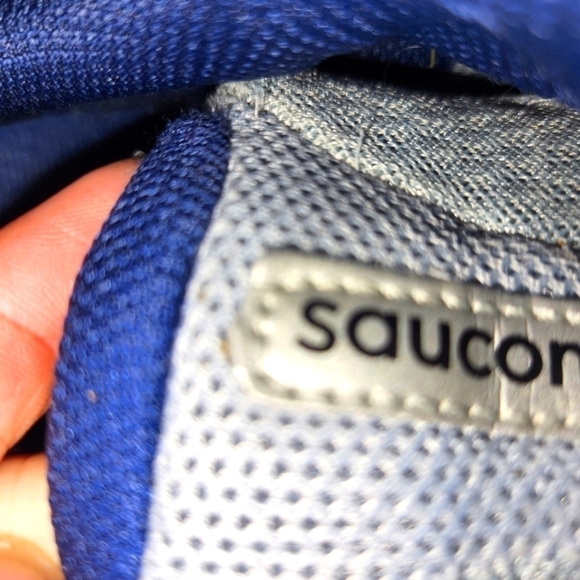 SAUCONY Cohesion Running Shoes Womens Size 8.5 Silver Purple Athletic … - Picture 3 of 3